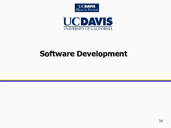 Software Development 36 