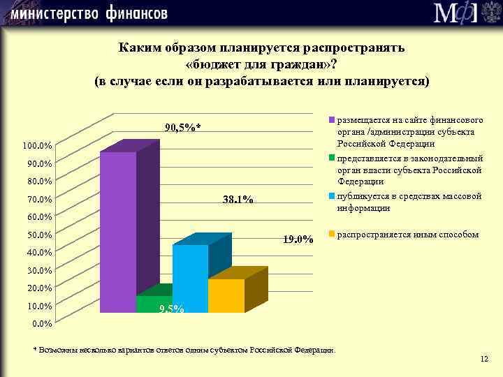 Каким образом планируется распространять «бюджет для граждан» ? (в случае если он разрабатывается или