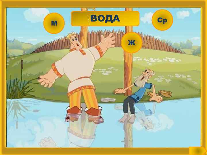 М ВОДА Ср Ж 