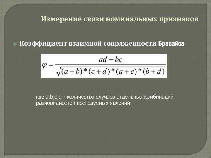 Связь измерения