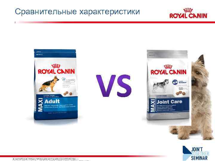 Сравнительные характеристики © АВТОРСКИЕ ПРАВА ПРИНАДЛЕЖАТ MARS INCORPORATED — 