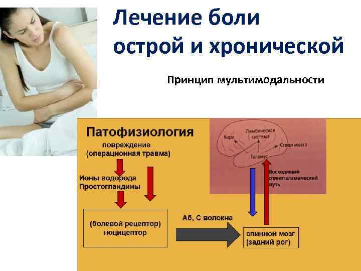 Лечение боли острой и хронической Принцип мультимодальности 