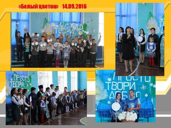  «Белый цветок» 14. 09. 2016 