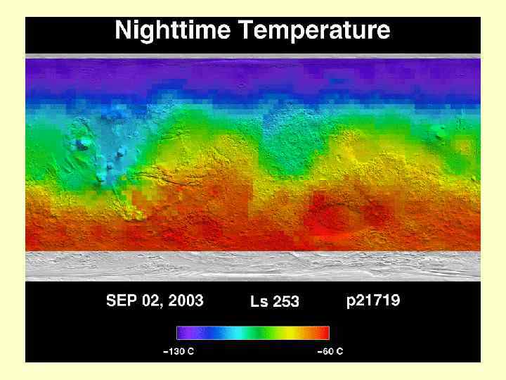 Mars Global Surveyor TES instrument 5 Sept 2003 Solar System - C. C. Lang