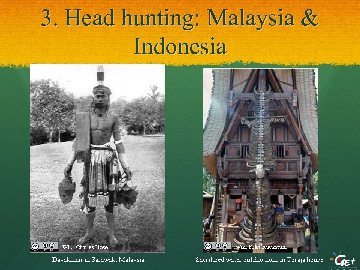 3. Head hunting: Malaysia & Indonesia Wiki Charles Hose. Dayakman in Sarawak, Malaysia Wiki
