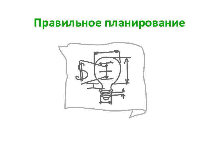 Правильное планирование 