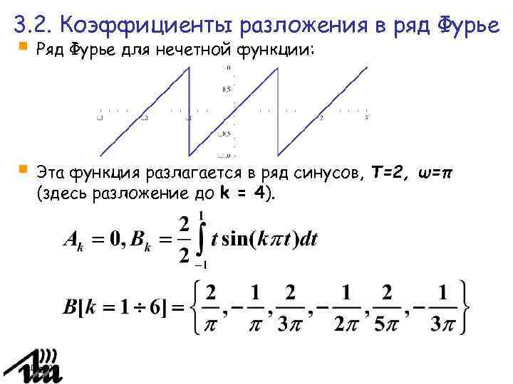 Разложение в ряд фурье. Разложение функции в ряд Фурье по графику. Разложение в ряд Фурье по синусам и косинусам. Ряд Фурье для четной функции. Разложение в ряд Фурье по синусам.