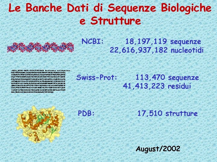Le Banche Dati di Sequenze Biologiche e Strutture NCBI: >BGAL_SULSO BETA-GALACTOSIDASE Sulfolobus solfataricus. MYSFPNSFRFGWSQAGFQSEMGTPGSEDPNTDWYKWVHDPENMAAGLVSG