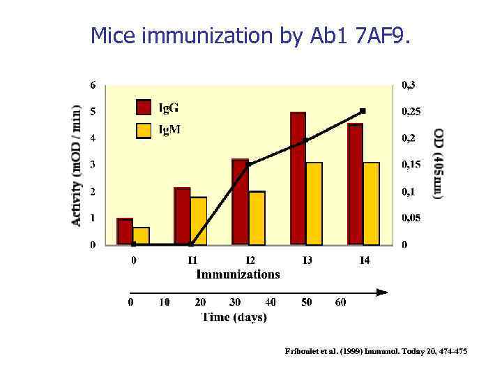 Mice immunization by Ab 1 7 AF 9. Friboulet et al. (1999) Immunol. Today