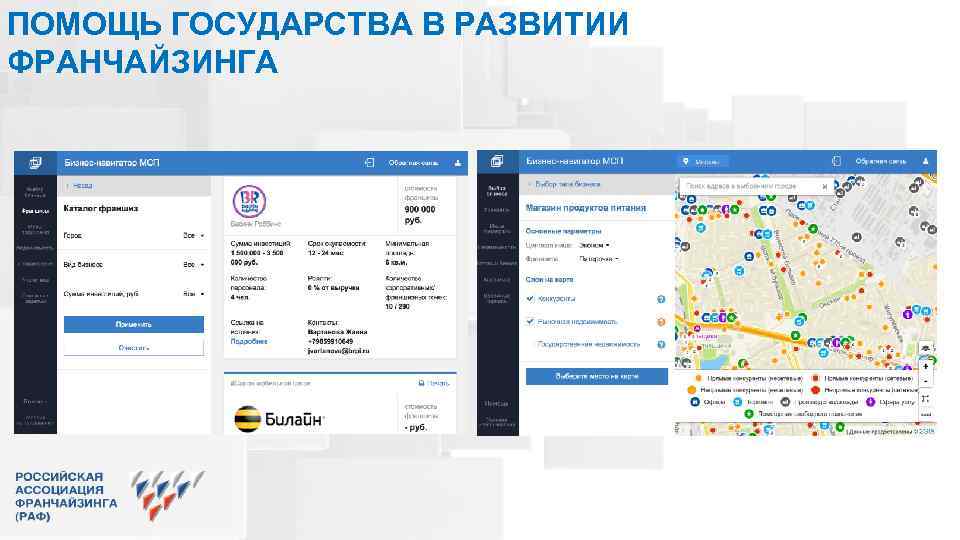 ПОМОЩЬ ГОСУДАРСТВА В РАЗВИТИИ ФРАНЧАЙЗИНГА 