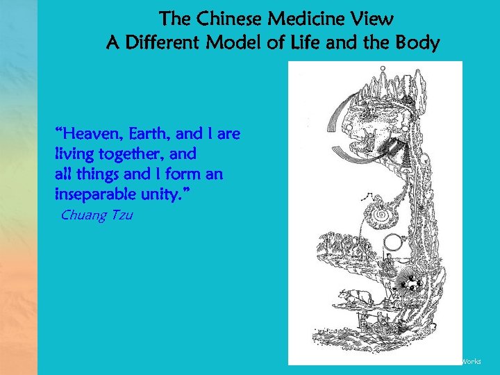 The Chinese Medicine View A Different Model of Life and the Body “Heaven, Earth,
