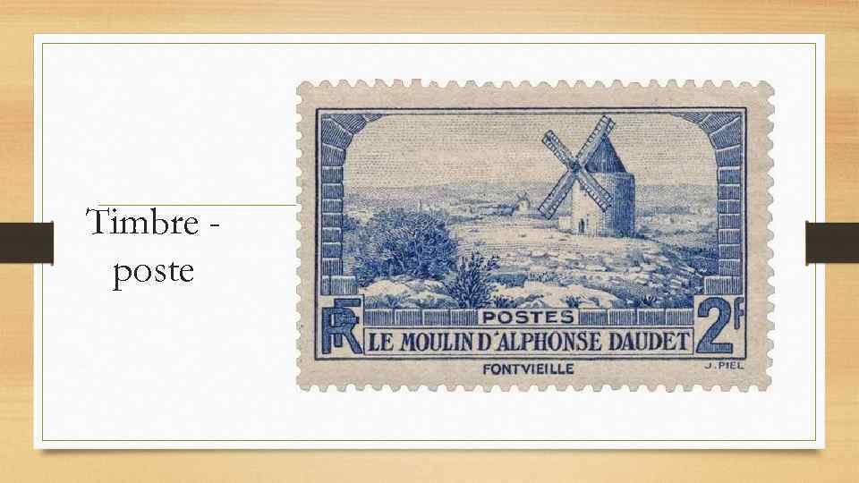 Timbre poste 