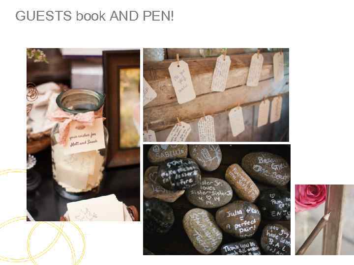 GUESTS book AND PEN! 
