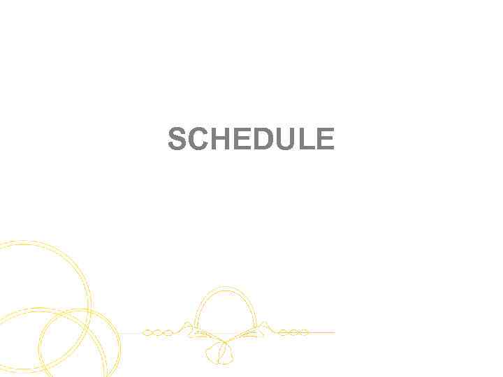 SCHEDULE 