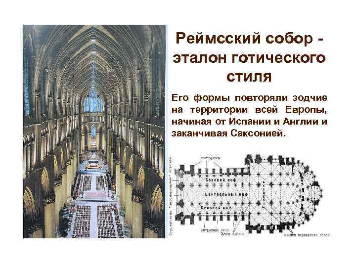 Реймсский собор - эталон готического стиля Его формы повторяли зодчие на территории всей Европы,