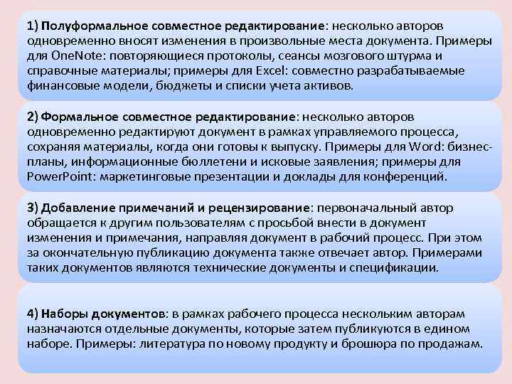 Сразу внести. Совместная работа над документом. Совместная работа с документами. Полуформальные международные организации. Способы совместной работы над документами Полуформальное.