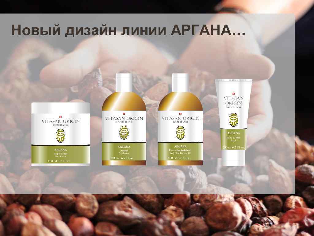 Новый дизайн линии АРГАНА… 