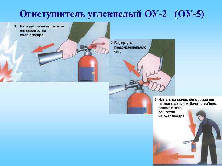 Огнетушитель углекислый ОУ-2 (ОУ-5) 