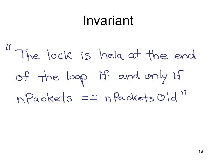 Invariant 18 