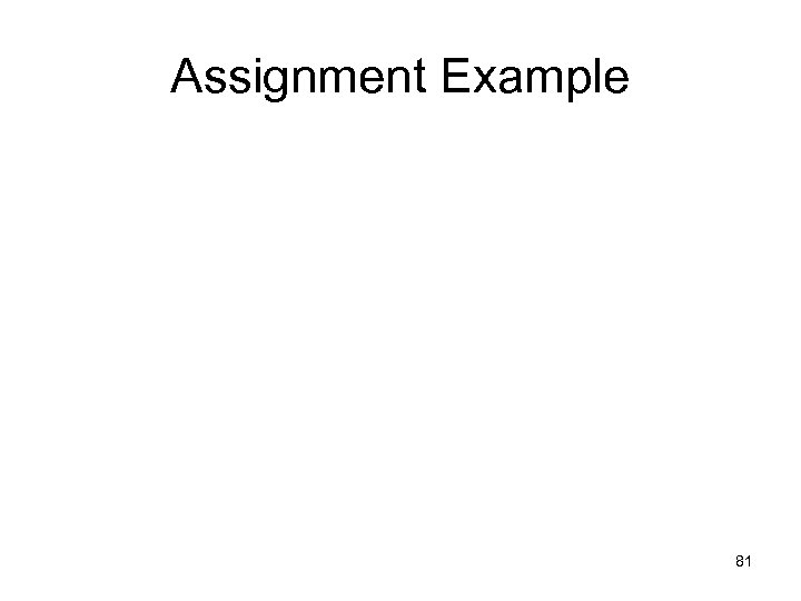 Assignment Example 81 