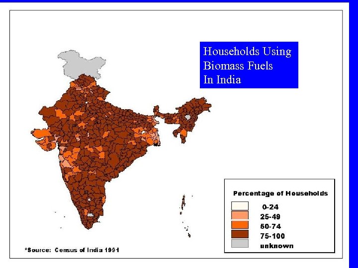 Households Using Biomass Fuels In India 