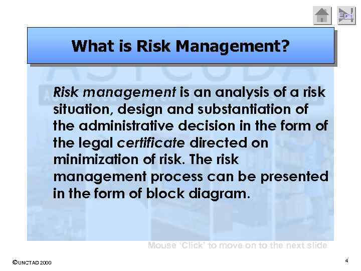 End What is Risk Management? Risk management is an analysis of a risk situation,