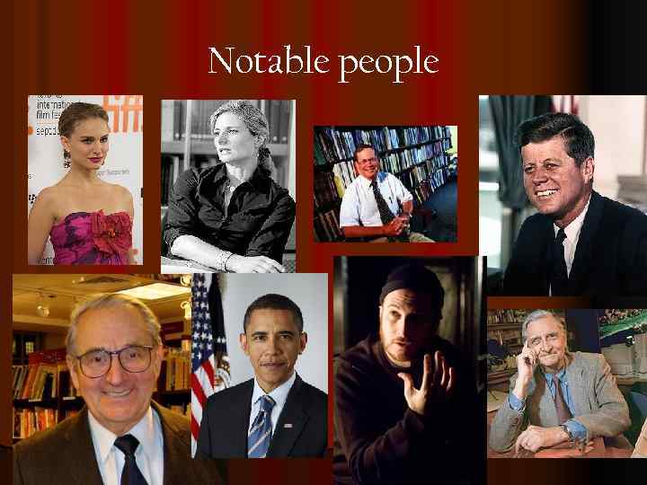 Notable people 