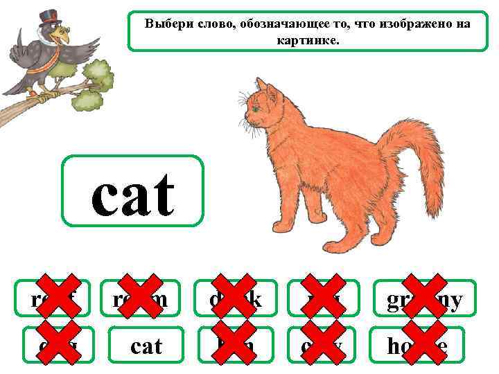 Cat рисунок из слова