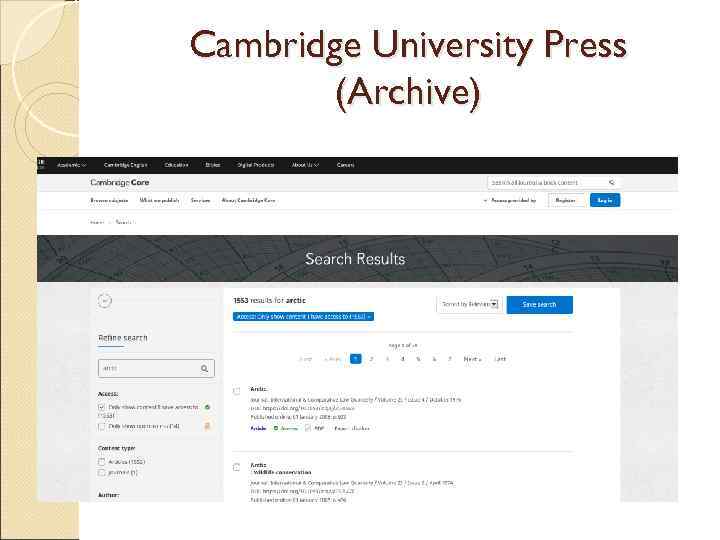 Cambridge University Press (Archive) 