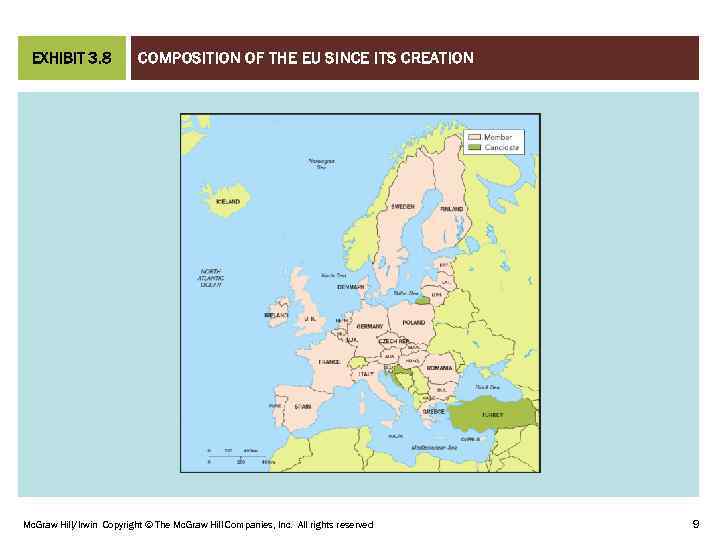 COMPOSITION OF THE EU SINCE ITS CREATION CHAPTER 03 EXHIBIT 3. 8 Mc. Graw