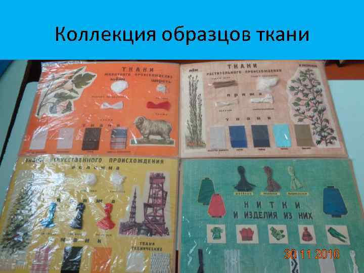 Коллекция образцов ткани 