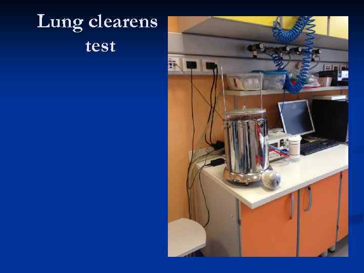 Lung clearens test 