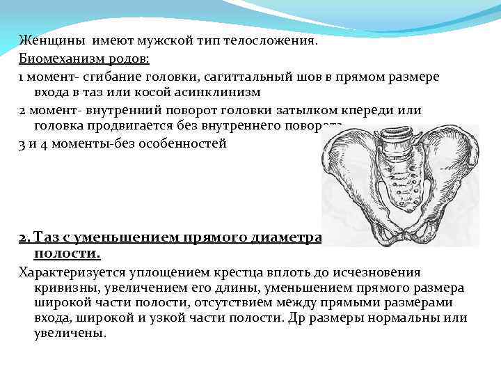 Презентация аномалии костного таза