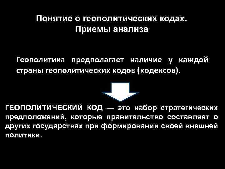 Исследования геополитики