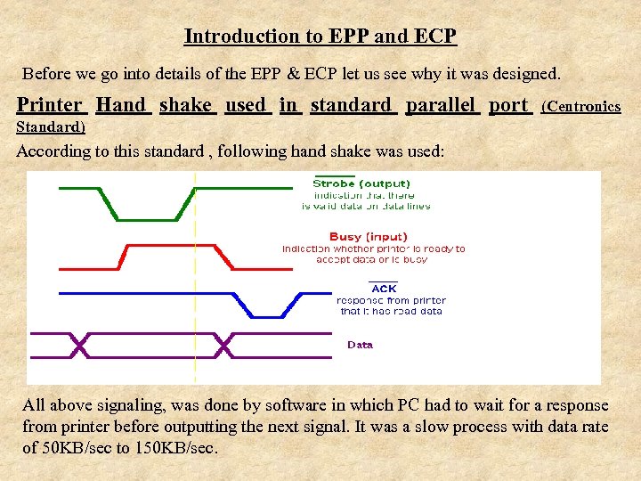 Introduction to EPP and ECP Before we go into details of the EPP &