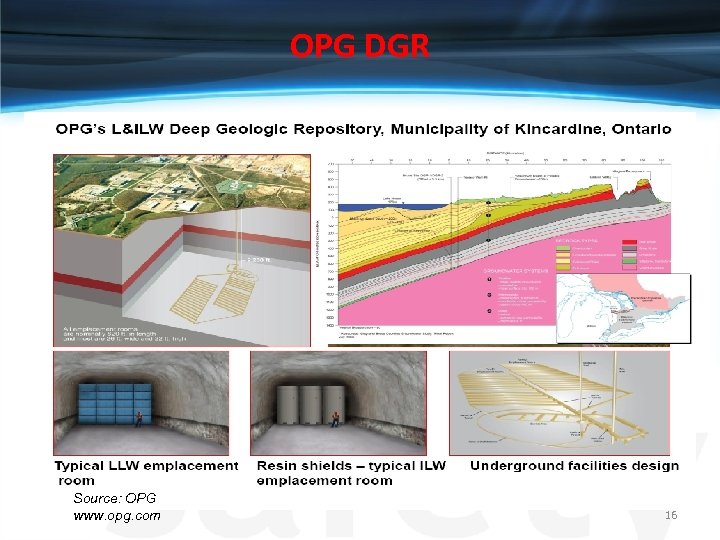 OPG DGR Source: OPG www. opg. com 16 