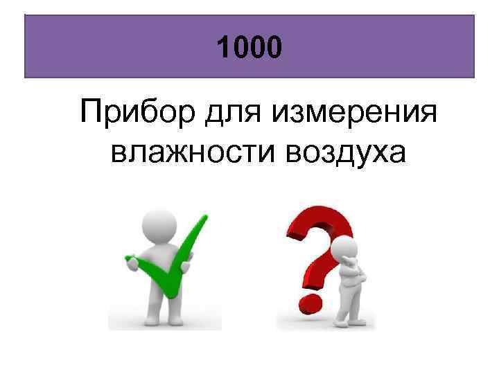 1000 Прибор для измерения влажности воздуха 