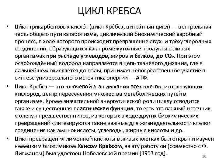 Значение циклов. Функции цикла Кребса. Пластическая функция цикла Кребса. Физиологическая роль цикла трикарбоновых кислот. Пластическая функция ЦТК.