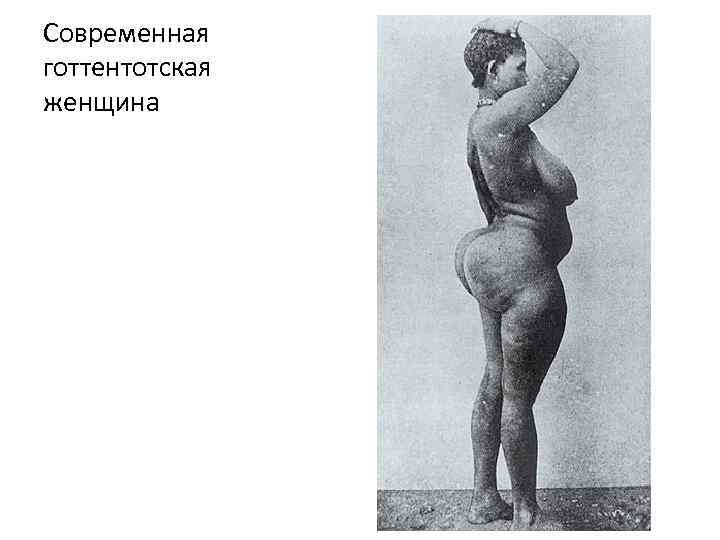 Современная готтентотская женщина 