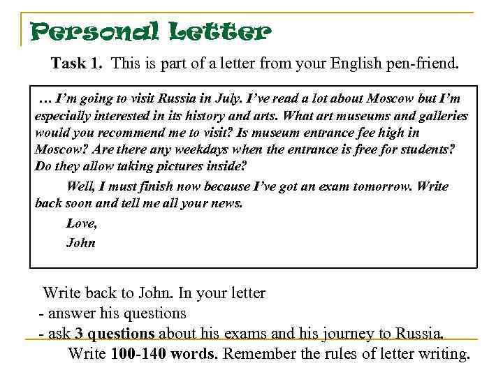 Task your pen friend. Writing a personal Letter. Personal Letter task. How to write a personal Letter. Personal Letter writing шаблон.