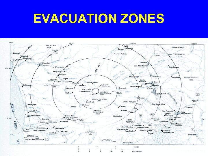 EVACUATION ZONES 