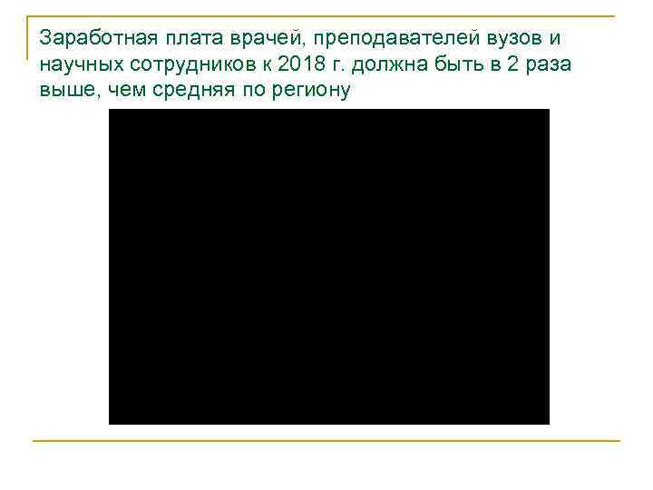 Заработная плата врачей, преподавателей вузов и научных сотрудников к 2018 г. должна быть в
