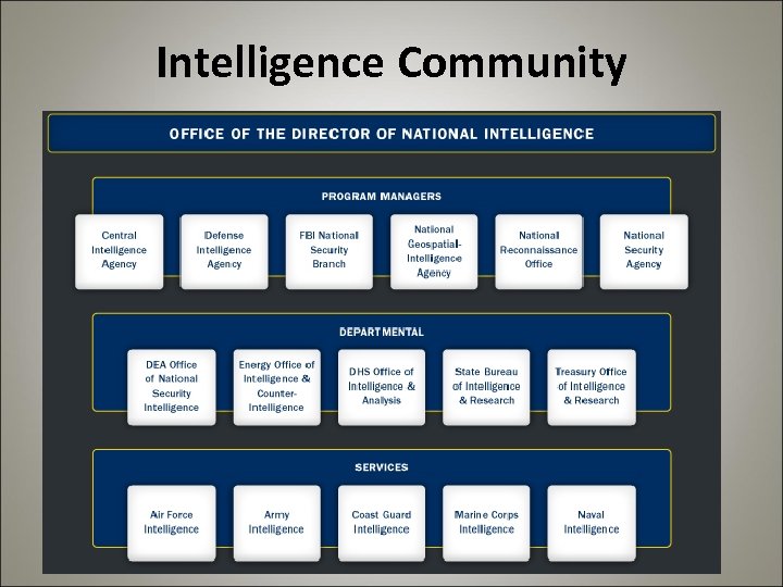 Intelligence Community 