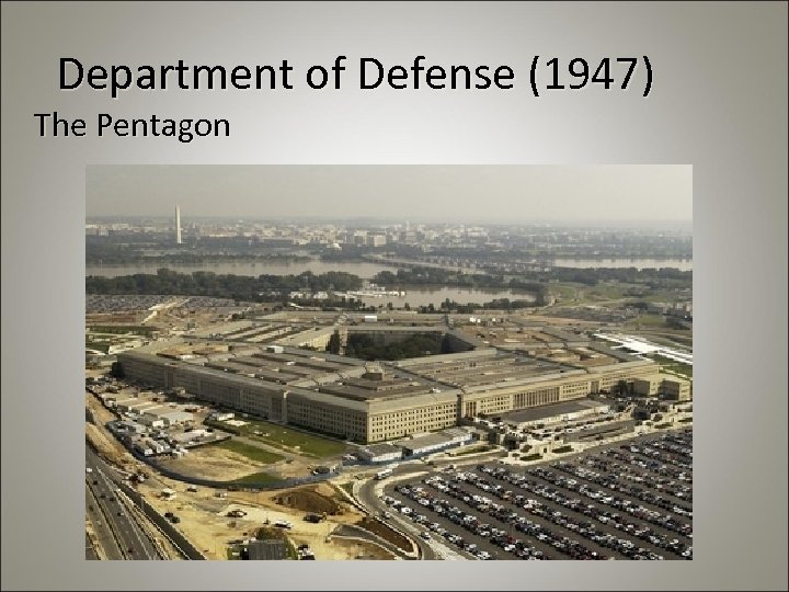 Department of Defense (1947) The Pentagon 