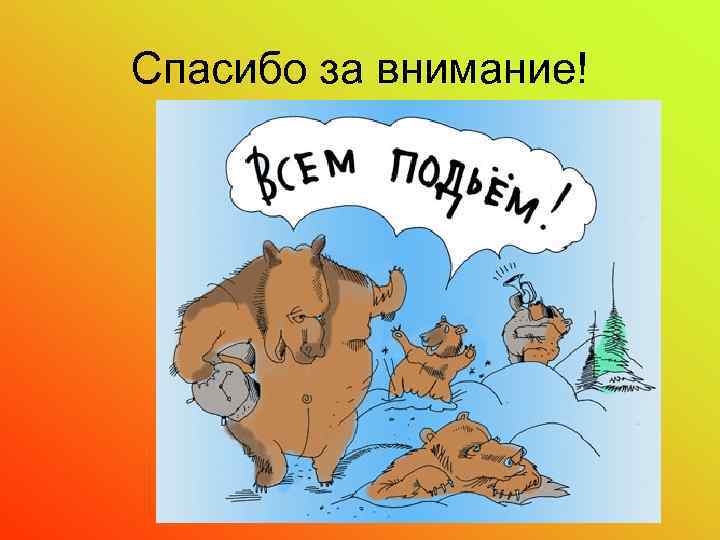Спасибо за внимание! 