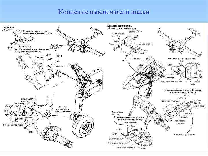 Концевые выключатели шасси 