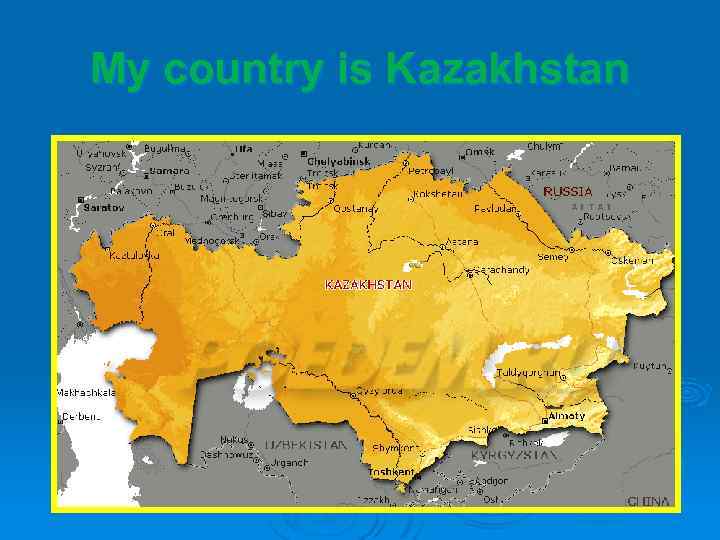 my country kazakhstan topic