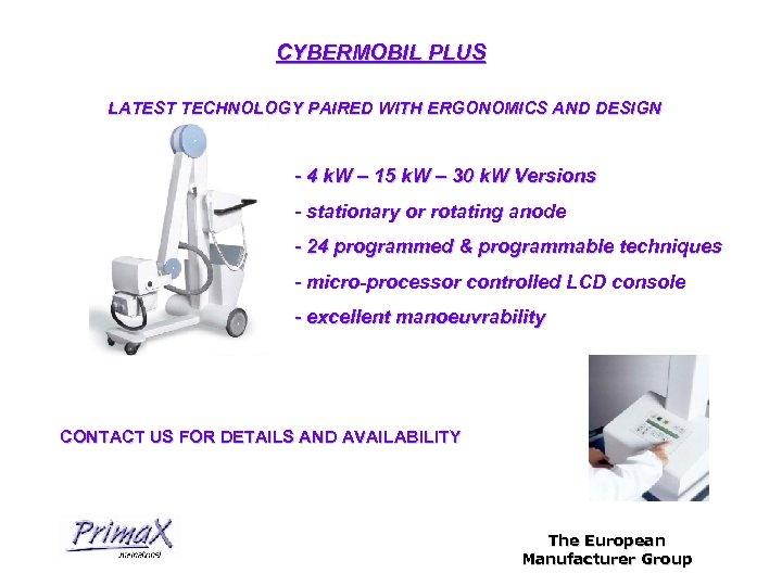 CYBERMOBIL PLUS LATEST TECHNOLOGY PAIRED WITH ERGONOMICS AND DESIGN - 4 k. W –