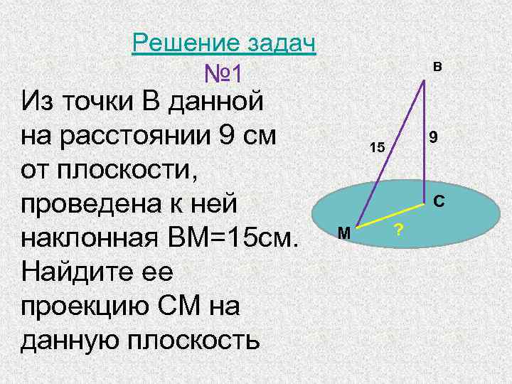 Найти угол между наклонной и перпендикуляром. Задачи на перпендикуляр и наклонную. Задачи на наклонные и их проекции. Задачи на тему перпендикуляр и Наклонная. Решение задач по теме перпендикуляр и Наклонная.