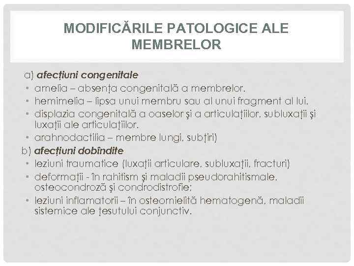 boli congenitale ale oaselor și țesutului conjunctiv